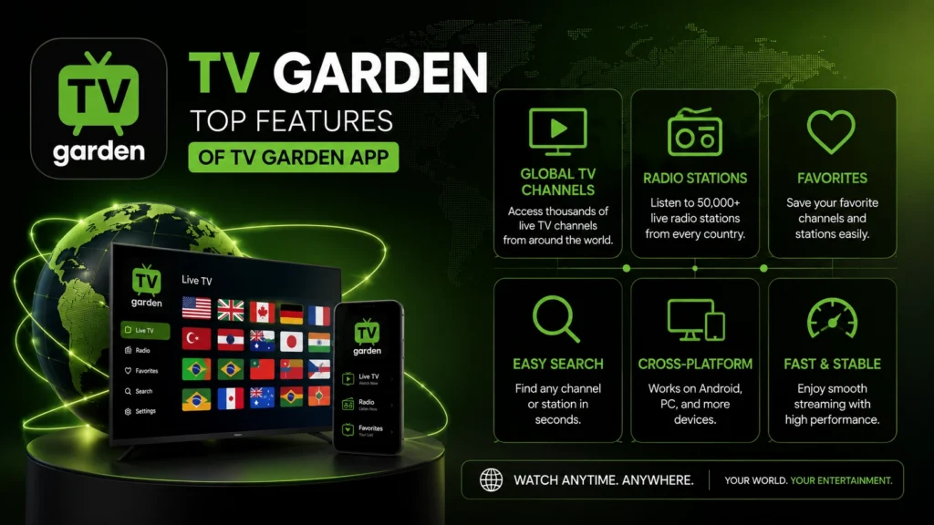 TV GArden Features